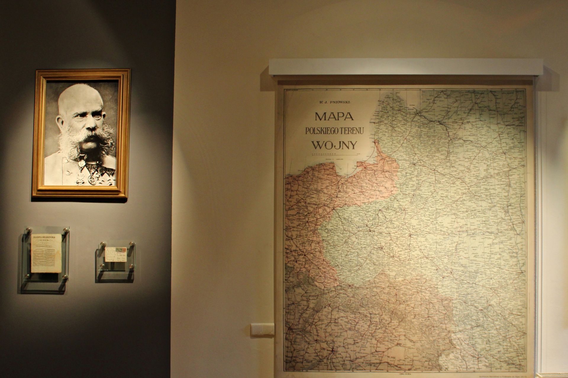 Mapa polskiego terenu wojny